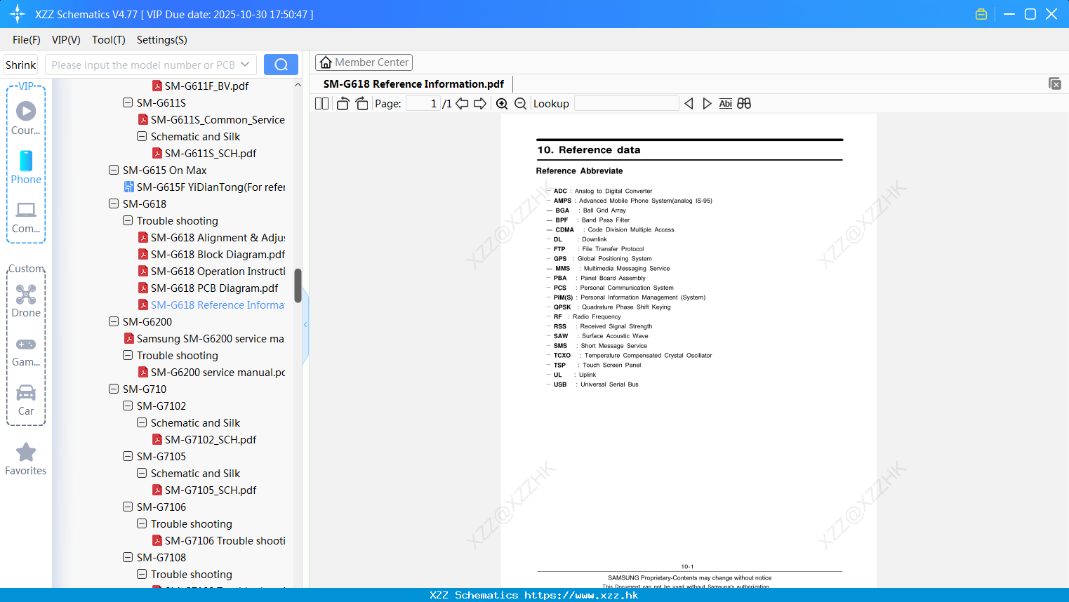 Samsung SM-G618 Reference Information